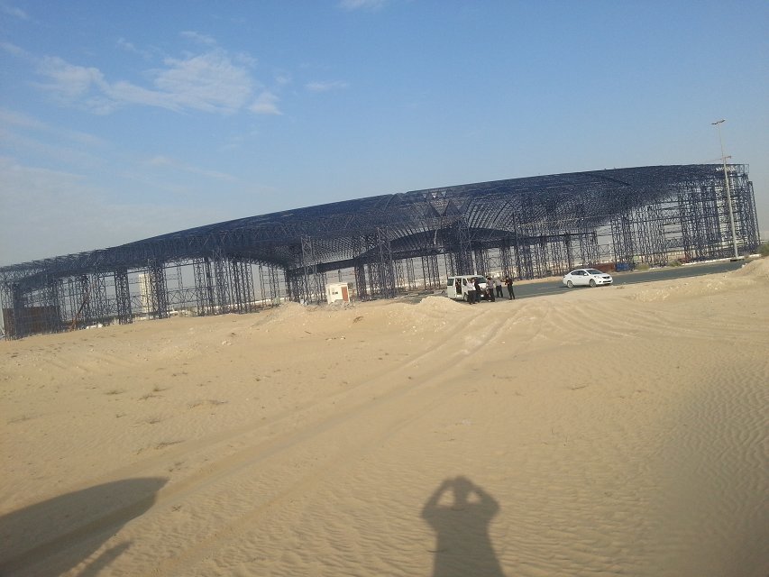 临河大型场馆网架工程